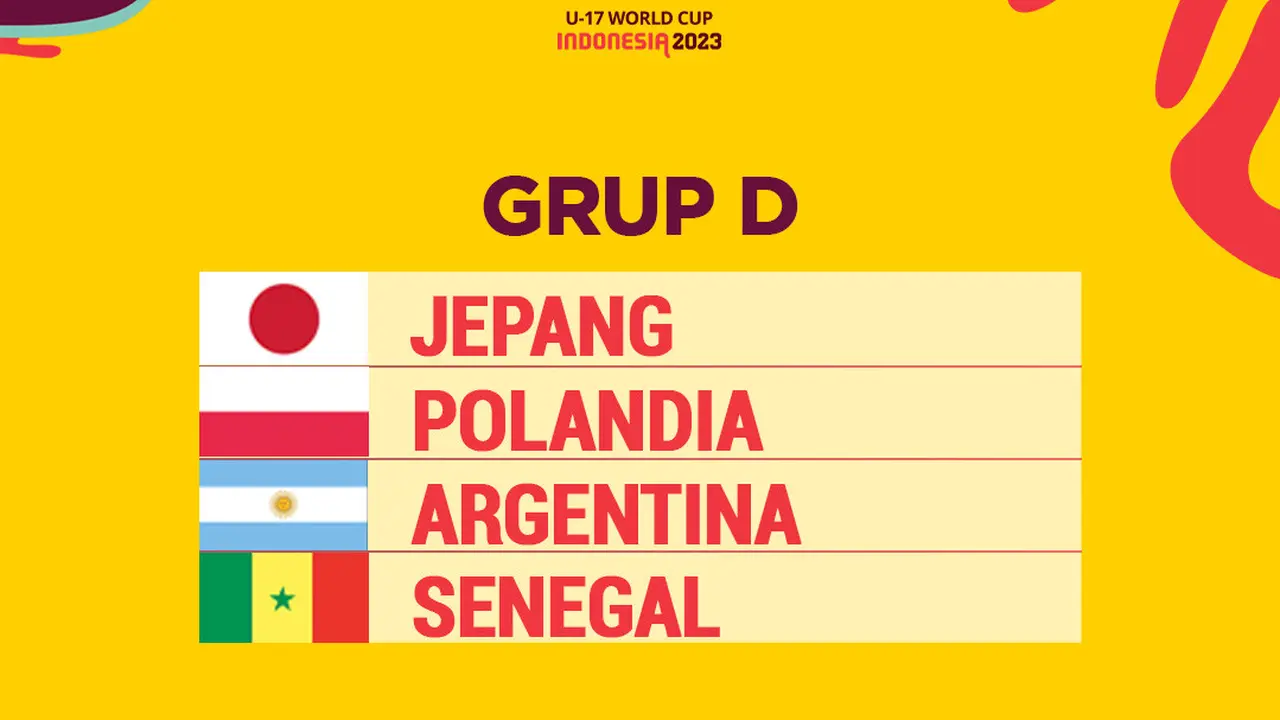 Piala Dunia U-17 - Grup D Piala Dunia U-17 2023