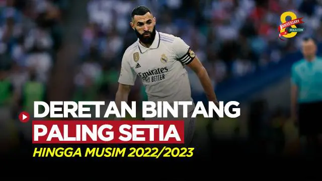 MOTION GRAFIS: 8 Pemain yang Paling Setia dengan Klubnya, Termasuk Karim Benzema
