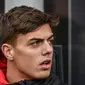 Daniel Maldini, menjadi genderasi ketiga Maldini yang merumput bersama AC MIlan. Daniel menjalani debutnya saat AC Milan menjamu Verona, Minggu (2/2/2020). (AFP)