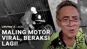 Maling Motor Viral Beraksi Lagi, Wajah Terekam CCTV di Sejumlah Lokasi
