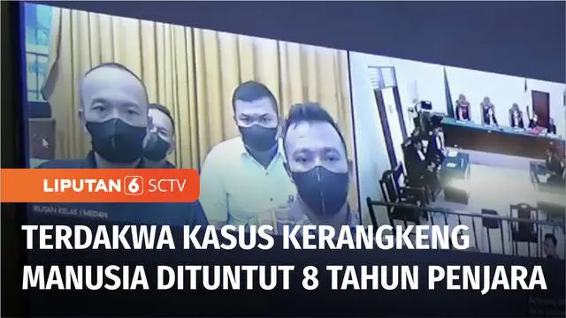 Pengadilan Negeri Stabat, Kabupaten Langkat, Sumatera Utara, menggelar sidang dengan agenda tuntutan dalam kasus kerangkeng manusia. Empat orang terdakwa dituntut 8 tahun penjara oleh Jaksa Penuntut Umum.