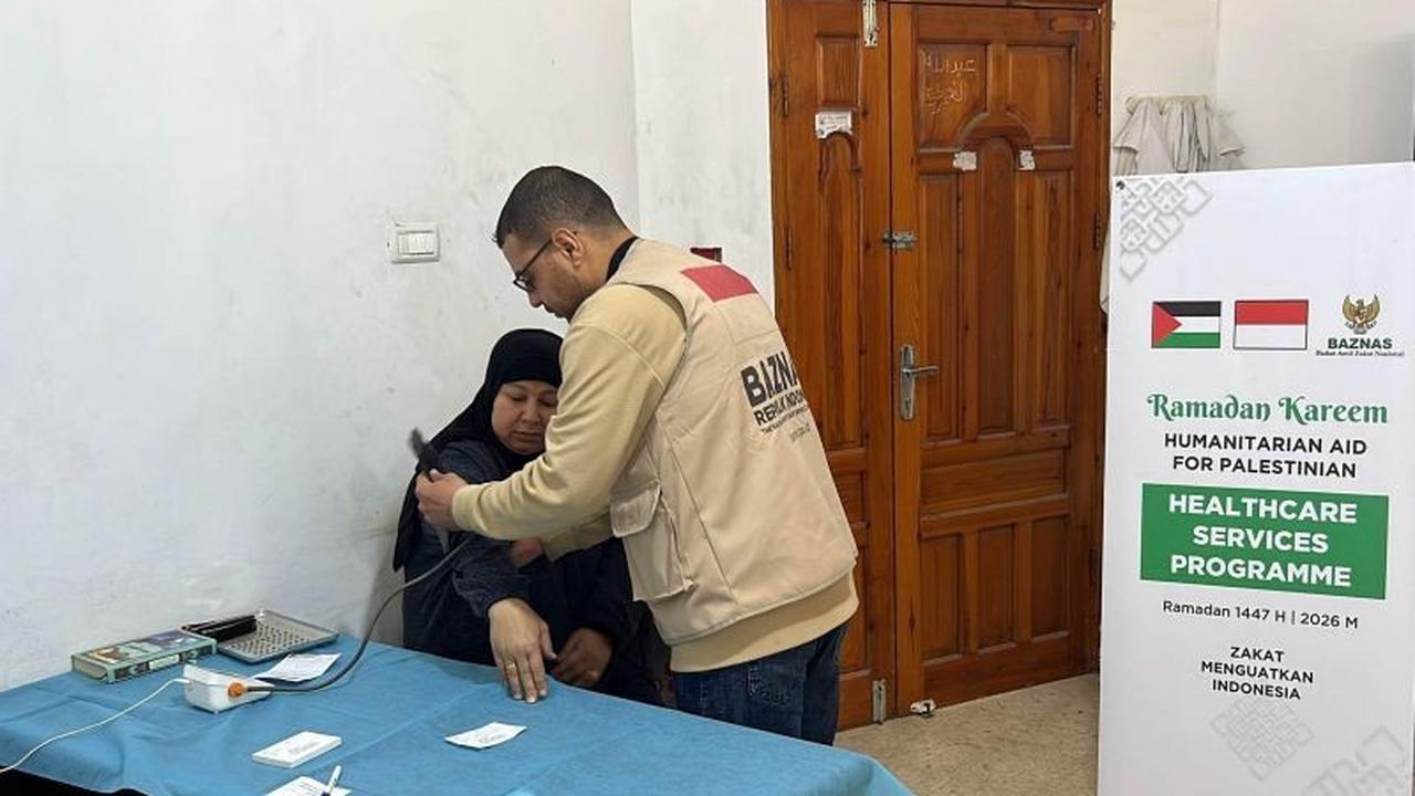 Baznas RI Hadirkan Layanan Kesehatan Gratis untuk Ribuan Warga Palestina di Gaza
