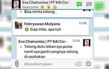 Marak peretasan akun BBM, Humas PT KCJ turut jadi korban