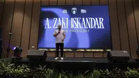 Presiden Persita Tangerang, Ahmed Zaki Iskandar dalam acara launching Pendekar Cisadane di Novotel BSD, Tangerang, Kamis (27/8/2026). (Dok. Persita)