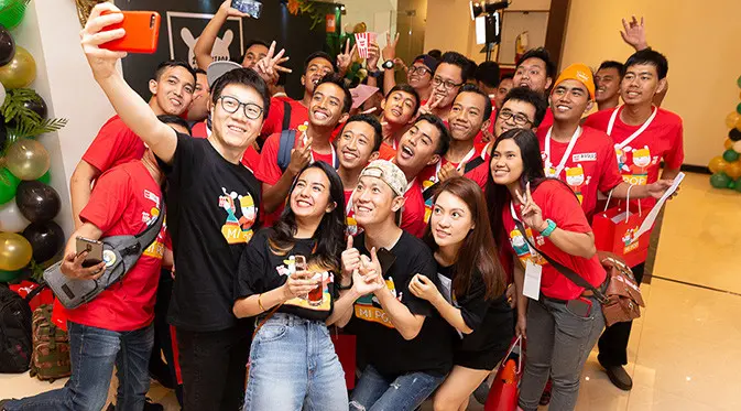 Gelaran Mi Pop 2018 yang diadakan di Yogyakarta. Foto: Xiaomi
