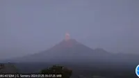 Gunung Semeru erupsi ketinggian kolom letusan 900 meter (Istimewa)