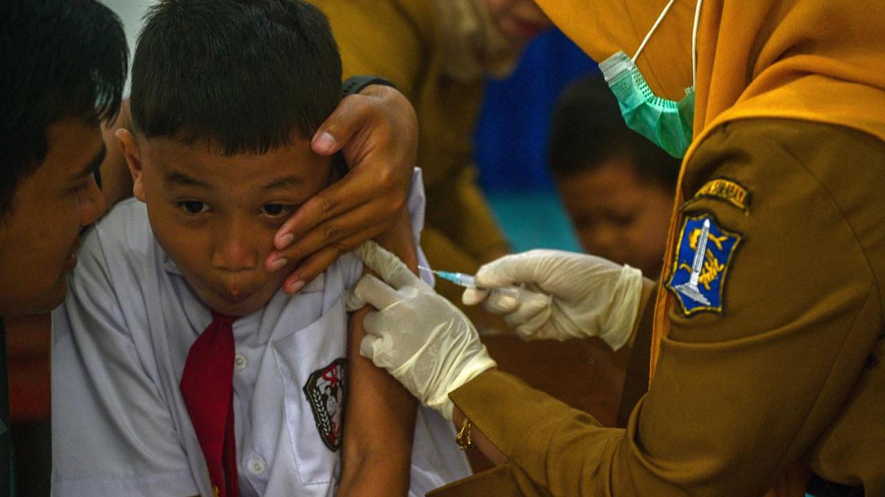 FOTO: Antusias Murid SDN Pakis Satu saat Pelaksanaan BIAS