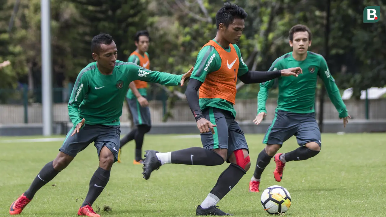 Latihan Timnas Indonesia U-23