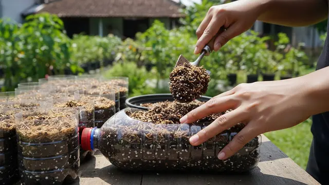 Trik Sukses Menanam Kangkung di Botol Bekas agar Daunnya Lebat, Cepat Dipanen untuk Konsumsi Harian
