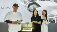 Peluncuran DJI NEO di pasar Indonesia oleh Erajaya Active Lifestyle. (Liputan6.com/Agustinus M. Damar)