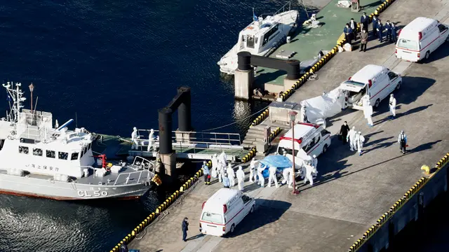 10 Orang di Kapal Pesiar Jepang Positif Terinfeksi Virus Corona