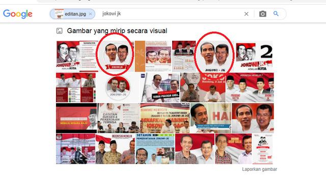Hasil penelusuran Google Image