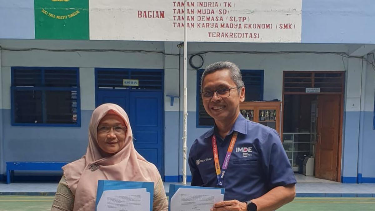 IMDE-SMK Taman Siswa 3 Jakarta Jalin Kerja Sama Ciptakan SDM Unggul di Era Digital