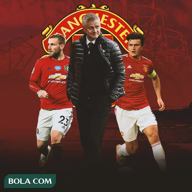 Manchester United - Luke Shaw, Ole Gunnar Solskjaer, Harry Maguire