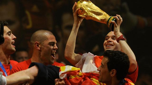 Gelandang timnas Spanyol, Andres Iniesta.