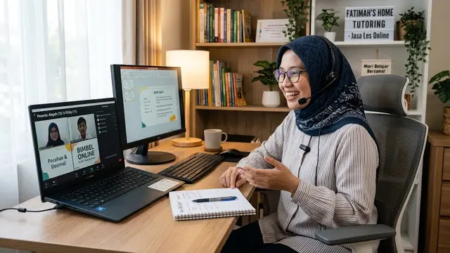 Penyedia Kursus Online atau Les Privat/AI Generated