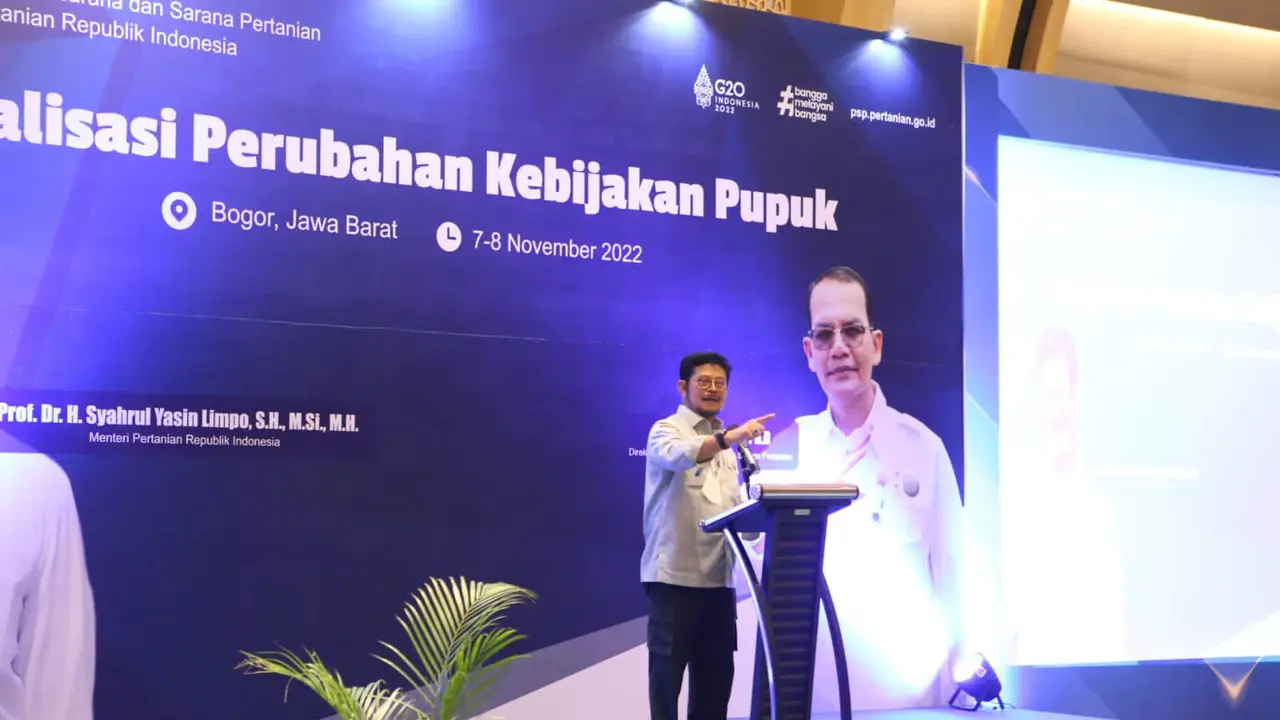 Menteri Pertanian Syahrul Yasin Limpo