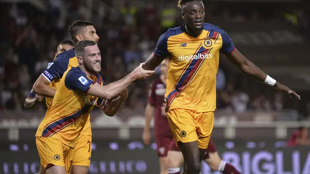 Foto: Aksi Impresif Tammy Abraham saat Bawa AS Roma Kunci Peringkat Keenam Liga Italia