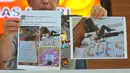 Irjen Boy Rafli Amar menunjukan foto pelaku penyebar isu Rush Money di Mabes Polri, Jakarta, Sabtu (26/11). Tersangka ditangkap setelah pulang mengajar di kawasan Pejagalan, Penjaringan, Jakarta Utara, Kamis (24/11). (Liputan6.com/Angga Yuniar)