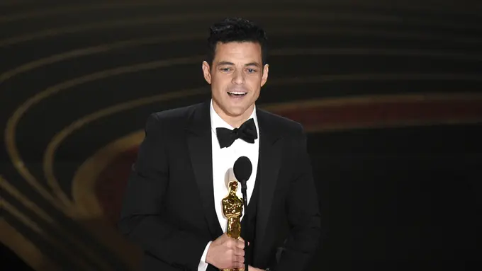 Rami Malek memenangkan Piala Oscar 2019 (Photo by Chris Pizzello/Invision/AP)