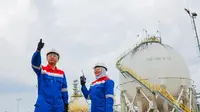 Pekerja PT Elnusa Tbk (ELSA). Dok Elnusa