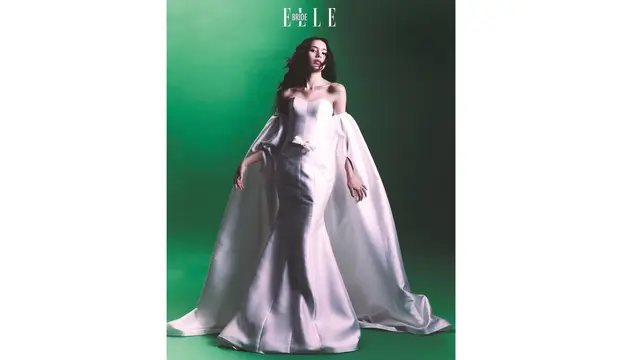 Potret Beby Tsabina untuk Majalah Elle Bride