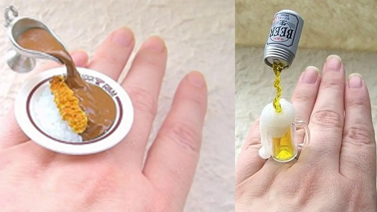 Uniknya Cincin-cincin Berbentuk Makanan