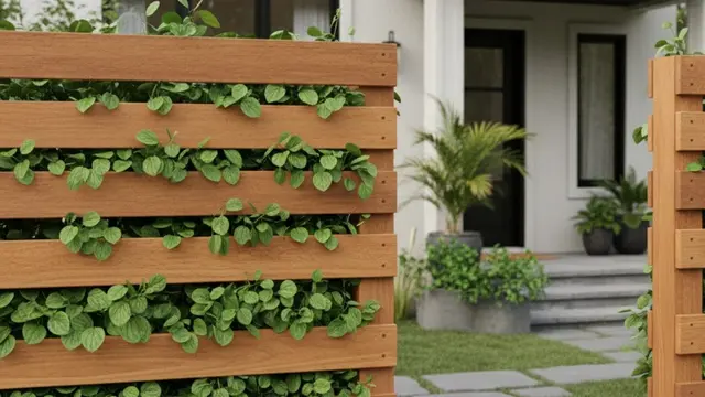 Model Pagar Kayu dengan Tanaman Hijau Bebas Ular (Image by Gemini AI)