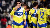 Juventus menang 4-1 atas Sampdoria pada laga 16 besar Coppa Italia di Allianz Stadium, Rabu (19/1/2022) dini hari WIB. (Marco Alpozzi/LaPresse via AP)