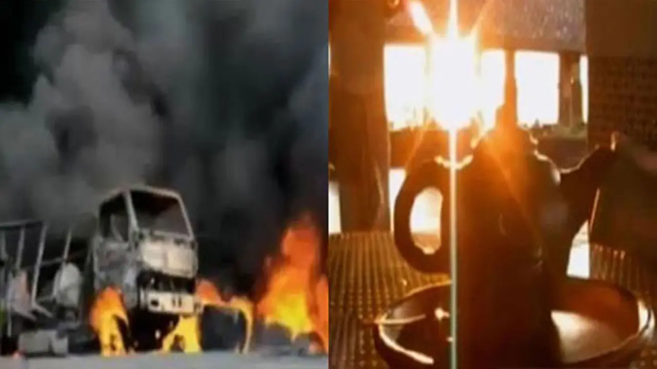 Truk Muatan Oli Terbakar hingga Kenikmatan Teh Boko