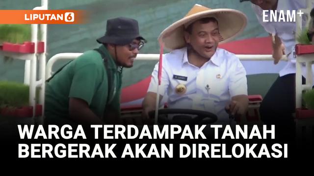 GUBERNUR JATENG: PEMERINTAH AKAN RELOKASI WARGA TERDAMPAK TANAH BERGERAK BREBES