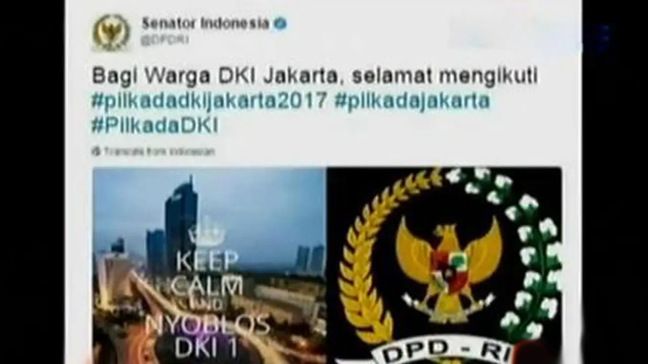 Tagar #PilkadaDKI Jadi Trending Topic Media Sosial