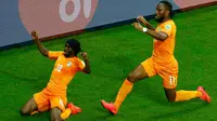 Pantai Gading berhasil meraih poin penuh di penyisihan Piala Dunia 2014 Grup C di Pernambuco Arena, Recife, Brasil, (15/6/2014). (REUTERS/Ruben Sprich)
