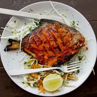 ilustrasi ikan bawal bakar/copyright by MayankYadav Shutterstock