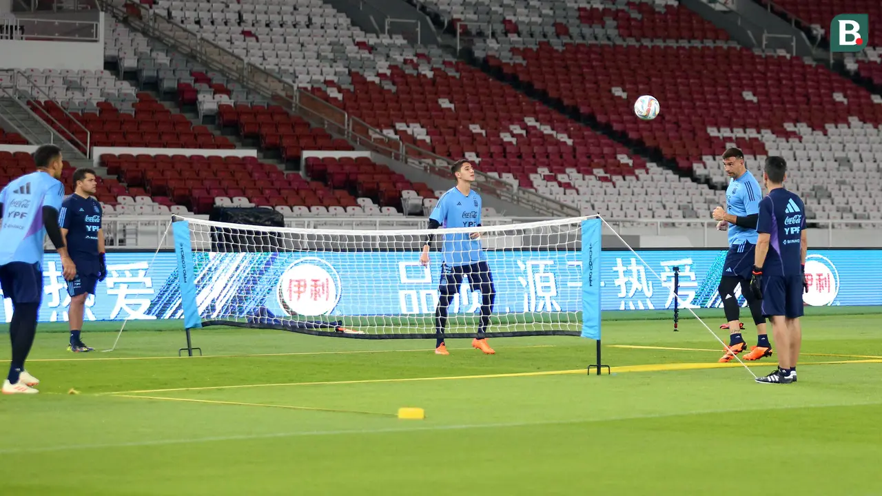 Latihan Resmi Timnas Argentina