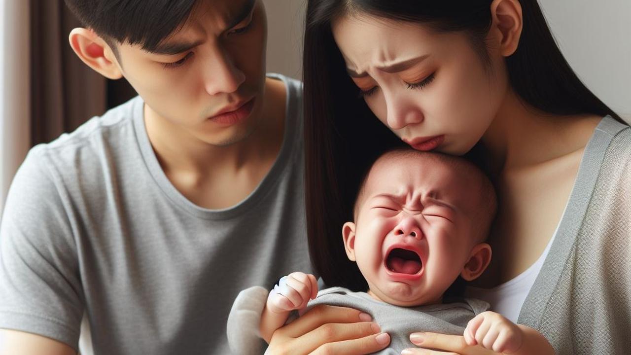 Ilustrasi Bayi Menangis