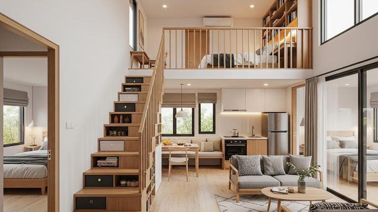 9 Desain Rumah Kecil tapi Tetap Muat Tiga Kamar dengan Layout Pintar, Tetap Nyaman