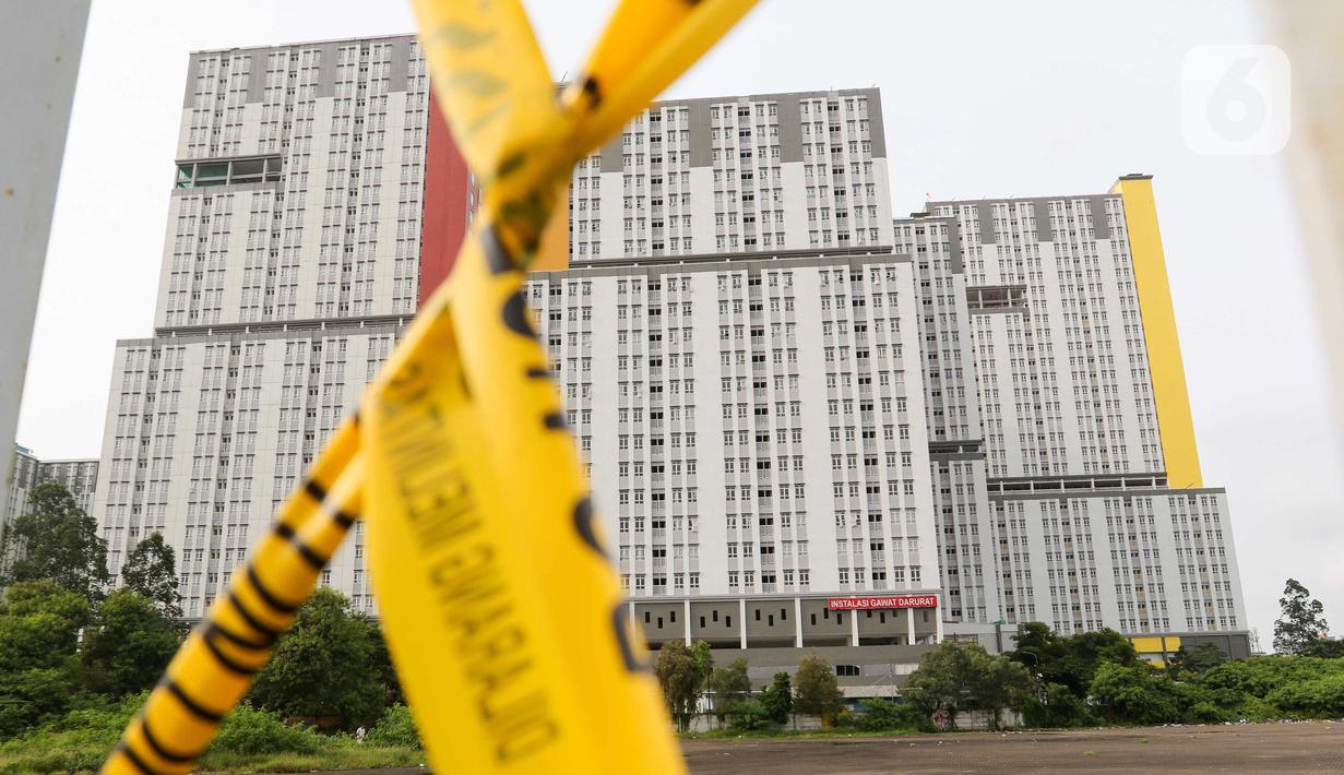 Dengan total 1.400 unit hunian, permukiman di Wisma Atlet Kemayoran akan disiapkan dalam tiga kategori yaitu untuk kalangan komersial, ASN, dan MBR. (Liputan6.com/Herman Zakharia)