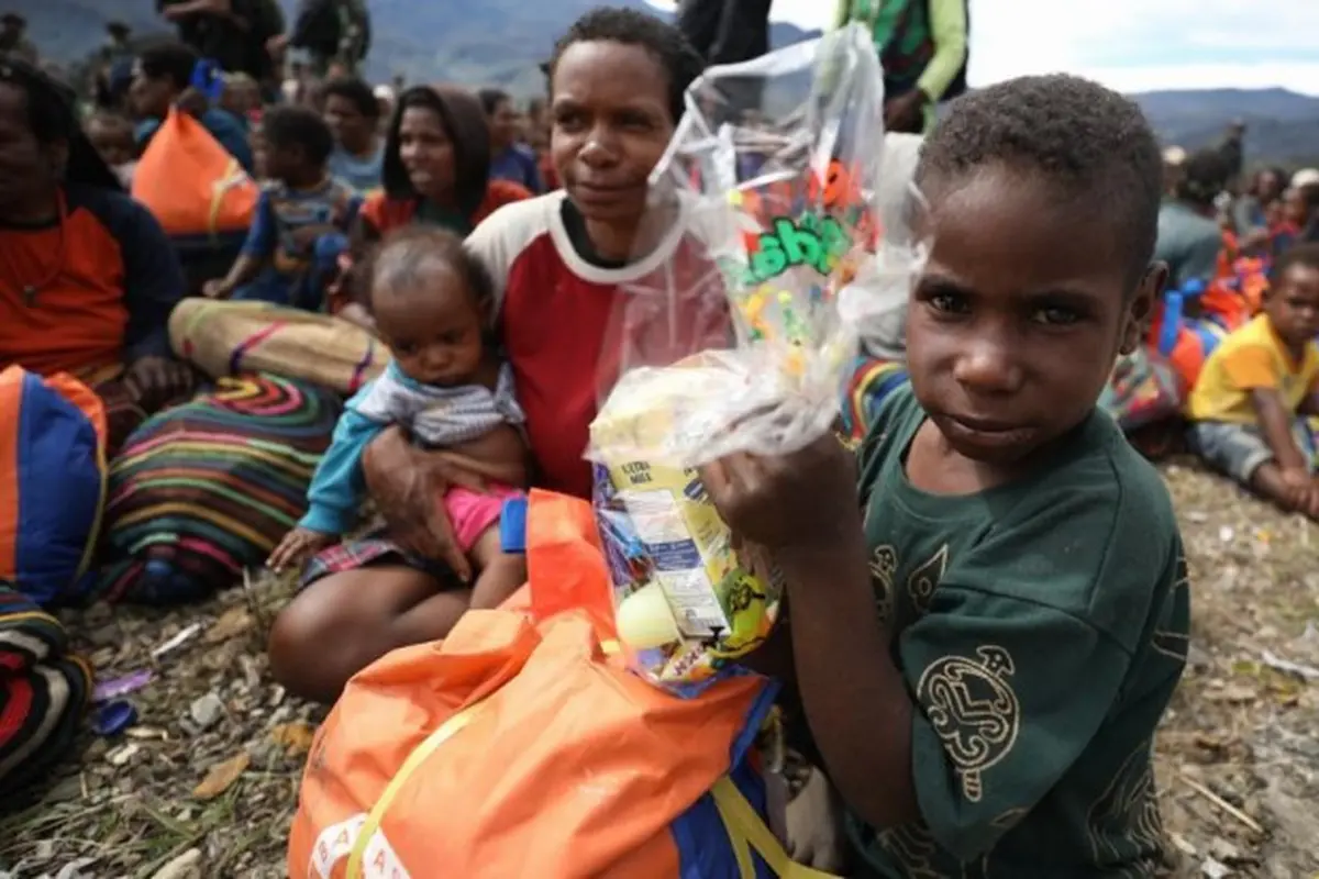 Anak-anak di Puncak Papua Korban Bencana Cuaca Ekstrem
