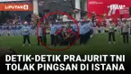 Prajurit Wanita TNI AU Tolak Pingsan saat Upacara 17 Agustus
