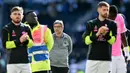 Meski Liga Inggris musim ini masih menyisakan tujuh pertandingan, namun hasil laga tersisa tidak bisa menolong Southampton keluar dari zona merah. (AFP/Glyn Kirk)