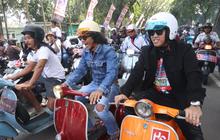 Jelang Konser HS Slank, Kaka Pimpin Riding Ratusan Komunitas Motor di Kota Malang