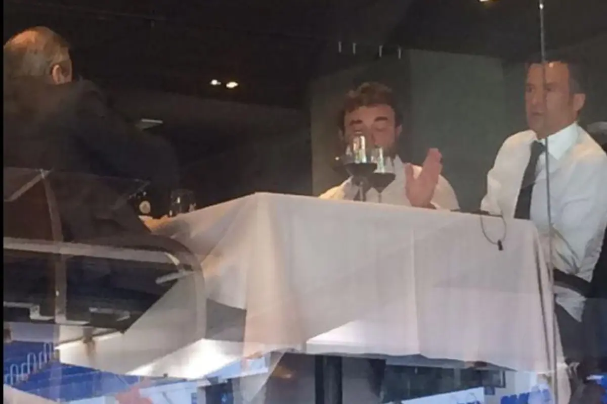 Presiden Real Madrid Florentino Perez dan Jorge Mendes