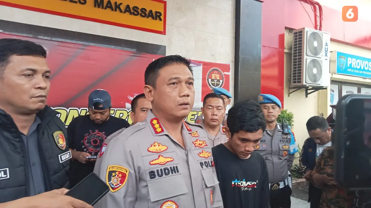 Darul, pemuda Makassar yang nekat memotong jalur di depan mobil dinas Jokowi (Liputan6.com/Fauzan)