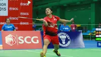 Tunggal putri Indonesia Gregoria Mariska lolos ke babak kedua Asia Junior Championships 2015 (badmintonindonesia.co.id)