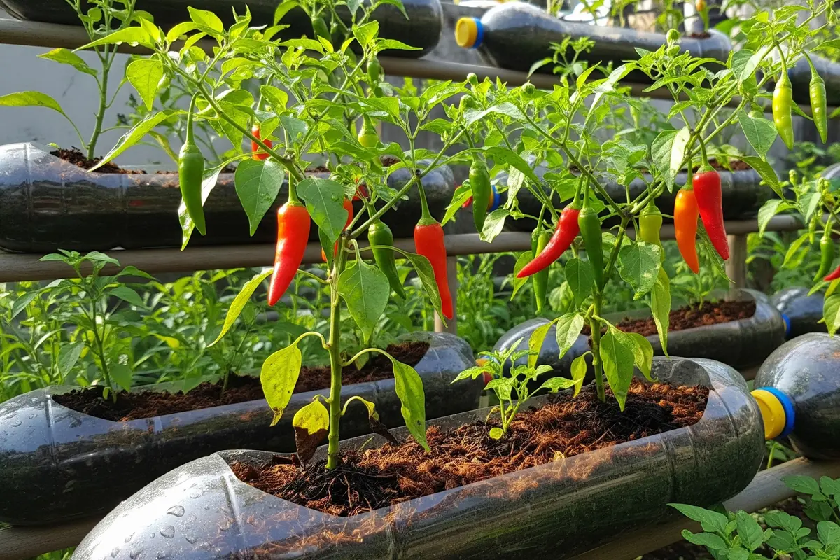 Model Kebun Cabai Rawit Tanpa Tanah