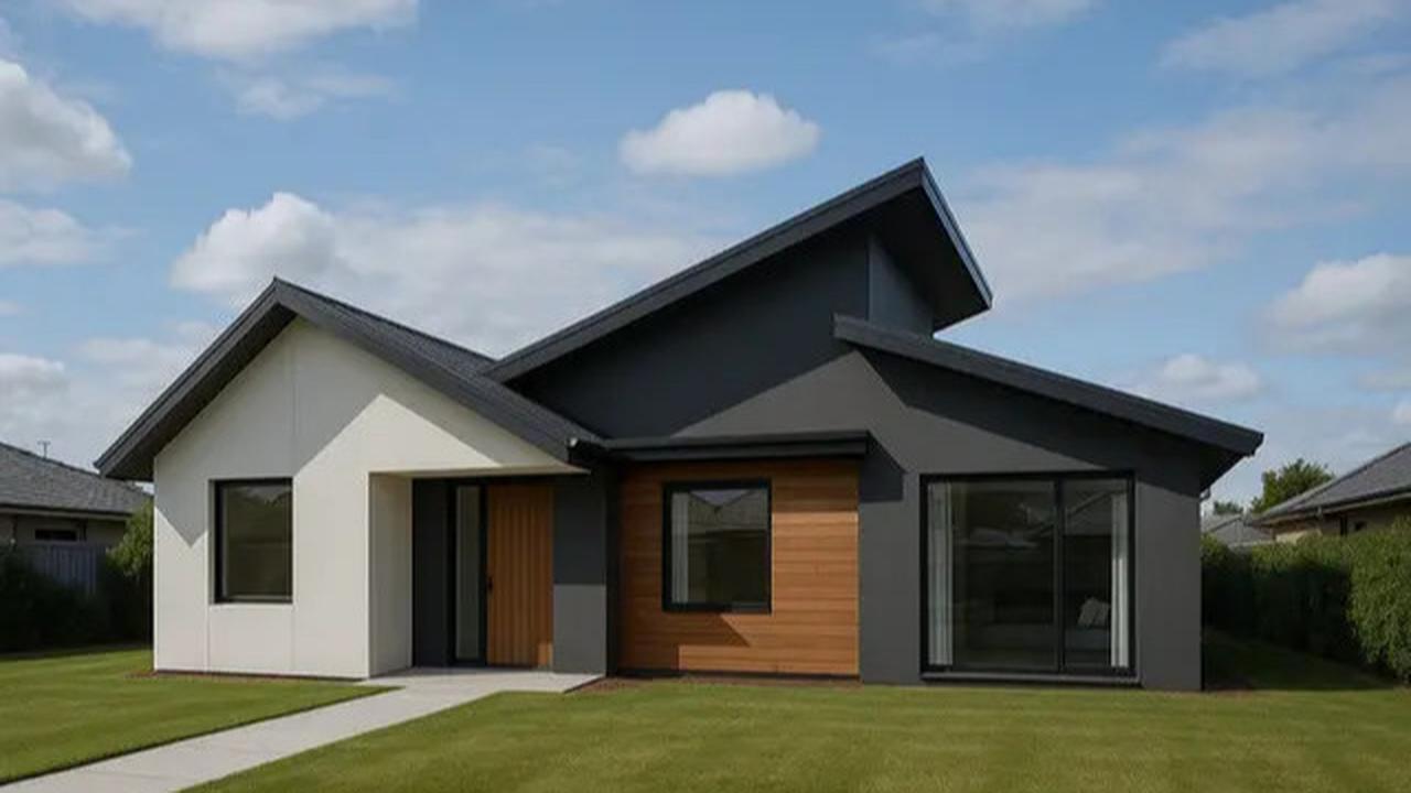 6 Rumah Minimalis 1 Lantai Atap Miring, Bikin Hunian Tampak Elegan