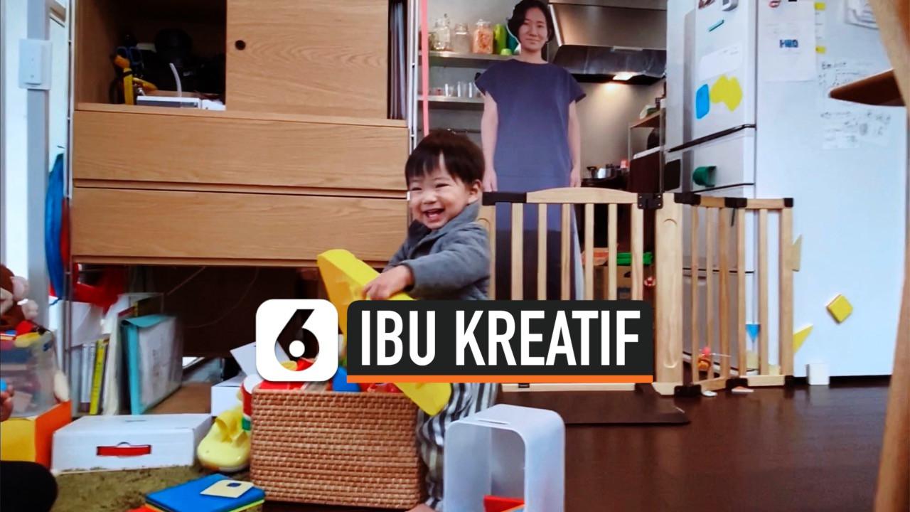 VIDEO: Ibu di Jepang Pasang Gambar Dirinya Agar Anak Tak Menangis