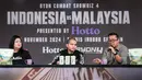 <p>CEO Byon, Yoshua Marcellos (kanan),&nbsp;CEO VIP Emtek, Indra Yudhistira (tengah), dan Senior Vice President Content Vidio, Eva Stephanie Kurnia menyanyikan lagu Indonesia Raya saat konferensi pers Byon Combat Showbiz Volume 4 yang berlangsung di SCTV Tower, Jakarta, Senin (28/10/2024) siang WIB. (Bola.com/Bagaskara Lazuardi)</p>