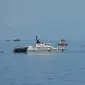 Indonesia, Filipina, dan Jepang kerja sama atasi tabrakan kapal tanker dan kapal penumpang. Ini merupakan skenario latihan penanggulangan tumpahan minyak di laut (Regional Marpolex) 2022. (Dok Kemenhub)
